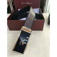 Man crocodile leather belt