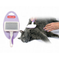 ZOLUX CARDED BRUSH COMB FOR CAT M 14cm