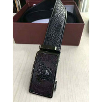 Man crocodile leather belt