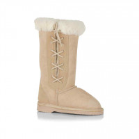 Childrens Long Side Lace UGG Boots - L (approx. age 4-6yrs)